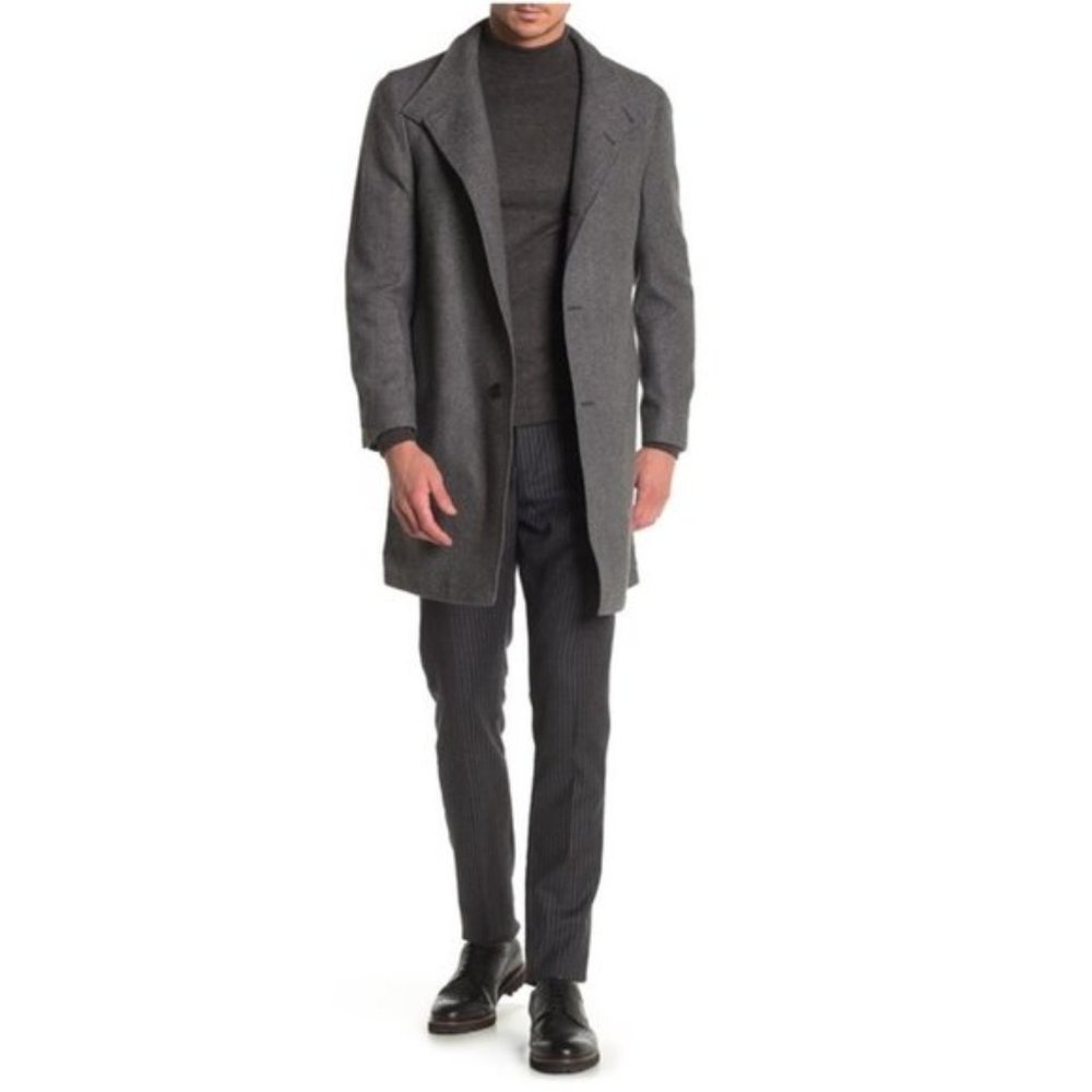Nordstrom Rack Easton Basketweave Trim Fit Coat